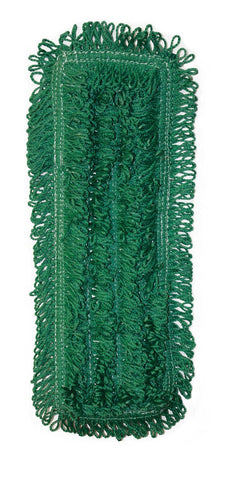 Impact Products Microfiber Technologies Green Pocket Wet Mop with Long Loop, 16 inch Length x 5 inch Width -- 120 per case.