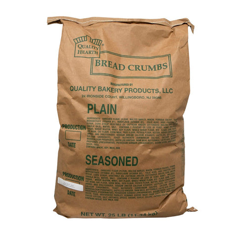 Quality Hearth Italian Bread Crumb, 25 Pound.