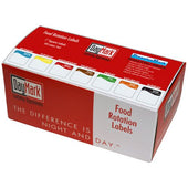 Daymark 7 Day Dissolve A Way Dot Box Label, 1 x 1 inch -- 1 box per case.