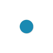 Daymark MoveMark Solid Blue Round Blank Label, 0.75 inch -- 12 rolls per case.