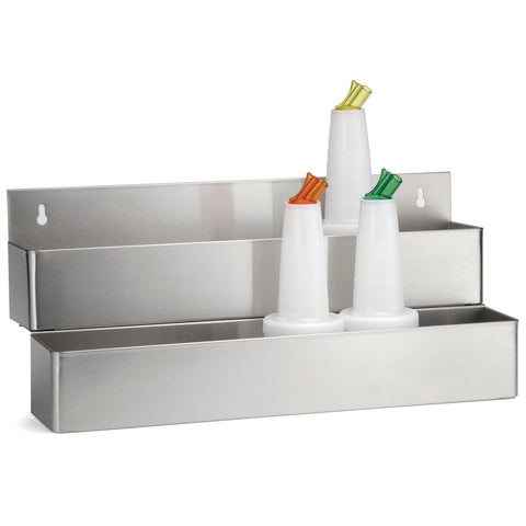 Tablecraft 18/8 Stainless Steel Double Speed Rail, 22 inch.