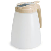 Polyethylene Almond Top Dispenser, 48 Ounce -- 6 Count