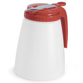 Tablecraft All Purpose Red Top Dispenser, 48 Ounce -- 6 per case.