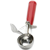 Tablecraft 18/8 Stainless Steel Thumb Press Ice Cream/Food Disher, 24 inch.