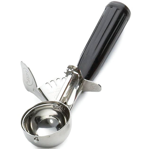 Tablecraft 18/8 Stainless Steel Thumb Press Ice Cream/Food Disher, 30 inch.