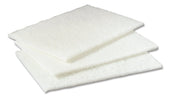 6X9 Meduim Duty Scouring Padding - Off-White -- 3 Case 20 Count