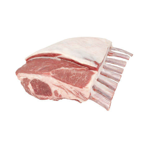 Strauss Lamb Rack 8 Rib Split Feather Off Raw , 2.8 Pound -- 10 per case.