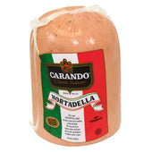 Carando Deli Half Cut Portion 2 Piece Mortadella, 5.6 Pound -- 2 per case.