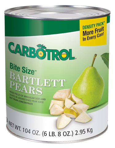 Carbotrol Bite Size Pear 6 Case 10 Can