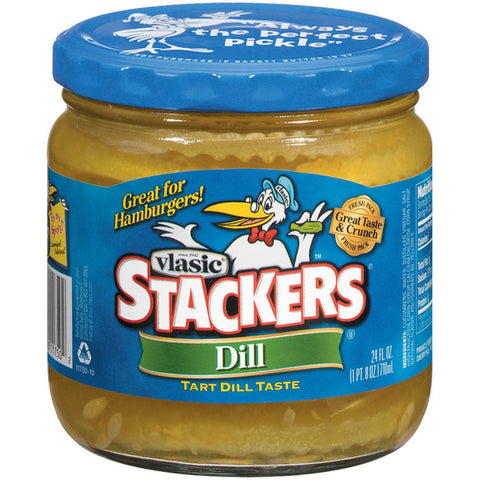 Vlasic Pickle Dill Stacker Hamburger, 24 Ounce -- 12 Count