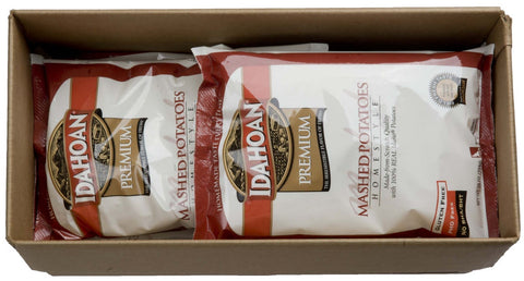 Idahoan Premium Homestyle Mashed Potatoes, 28 Ounce -- 12 per case.