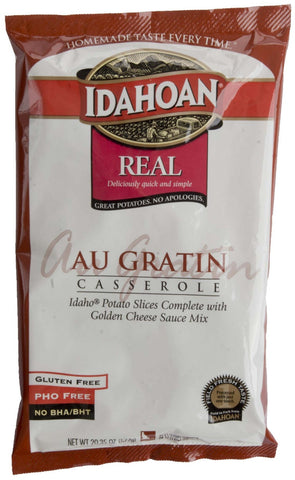 Idahoan Real Au Gratin Casserole Potatoes, 20.35 Ounce -- 12 per case.