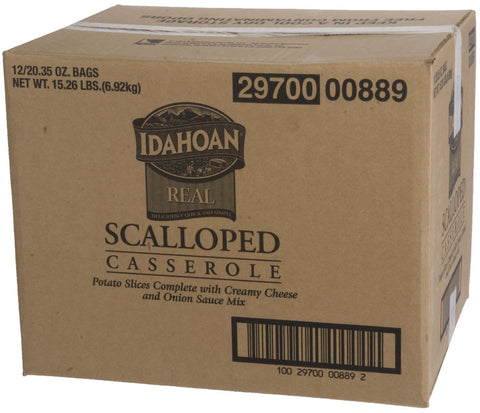 Idahoan Real Scalloped Potato Casserole, 20.35 Ounce -- 12 per case.