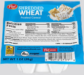 Post Shredded Wheat Frosted Cereal, 1 Ounce -- 96 per case.