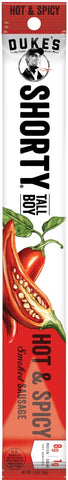 Dukes Hot and Spicy Smoked Shorty Sausage, 1 Ouncee -- 96 per case.