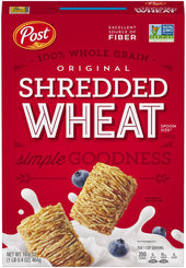 Post Spoon Size Shredded Wheat Cereal, 16.4 Ounce -- 6 per case.
