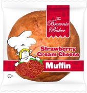 Brownie Baker Strawberry Cream Cheese Muffin, 6 Ounce -- 36 per case.
