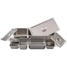 Alegacy Stainless Steel 24 Gauge Half Size Steam Table Pan, 2 1/10 Quart.