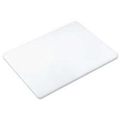 Alegacy Medium Density White Polyethylene Cutting Board, 12 x 18 x 1 inch.