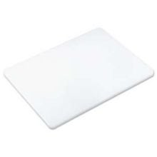 Alegacy Medium Density White Polyethylene Cutting Board, 12 x 18 x 1 inch.