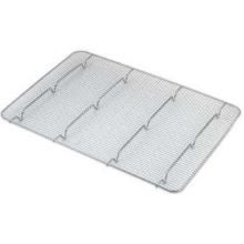 Alegacy Chrome Plated Footed Pan Grate, 24 1/2 x 16 1/2 x 1 inch.
