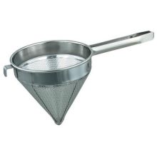 Alegacy 18/8 Stainless Steel Coarse Mesh China Cap Strainer, 8 1/2 inch Bowl Diameter.