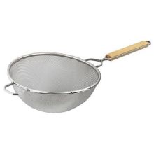 Alegacy Stainless Steel Fine Double Mesh Strainer, 8 inch Bowl Size.