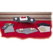 CalMil X-Stone Tray, Black Ice, 18 x 30 inch.
