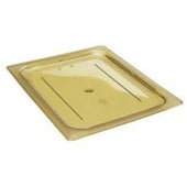 Cambro Amber H Pan High Heat Flat Cover Only, 6 15/16 x 12 3/4 inch -- 6 per case.