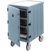 Cambro Single Compartment Camcart with Security Package for Food Storage Box, Dark Brown, 32 x 21 1/2 x 37 1/2 inch.