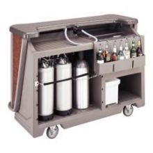 Cambro Designer Style Portable Medium Size CamBars Complete Soda System, Sedona, 67 1/2 x 28 1/2 x 47 1/2 inch.