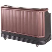 Cambro Standard Style Medium Size Portable CamBars Complete Soda System, Two Tone Brown Mahogany, 67 1/2 x 28 1/2 x 47 1/2 inch.