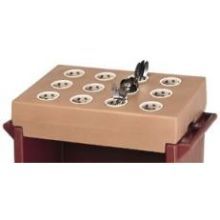 Cambro Cutlery Rack Only, Dark Brown, 33 x 22 3/4 x 9 inch.