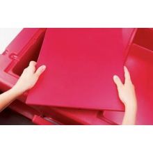 Cambro Versa Well Cover Only, Hot Red, 20 7/8 x 13 x 2 inch.