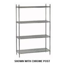 Standard Epoxy Chrome Wire Shelf, 14 x 60 inch.