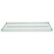 Spec-Line Green Epoxy Wire Shelf, 14 x 48 inch.