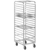 Channel Manufacturing Aluminum Full Size All Welded Front Load 5 inch Spacing Bun Pan Rack, 70 1/4 x 20 1/2 x 26 inch.