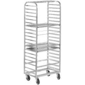 Channel Manufacturing Aluminum Full Size All Welded Side Load 3 inch Spacing Bun Pan Rack, 70 1/4 x 28 1/2 x 18 inch.
