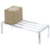 Channel Manufacturing Aluminum Tubular Style Dunnage Rack, 12 x 48 x 24 inch.