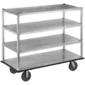 Channel Manufacturing Aluminum 18 inch Spacing Queen Mary Banquet Utility Truck, 66 x 62 x 28 inch.