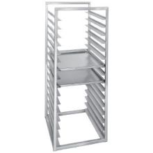 Channel Manufacturing Aluminum Front Load 3 inch Spacing Reach in Refrigeration Bun Pan Rack, 51 x 20 1/2 x 23 inch.