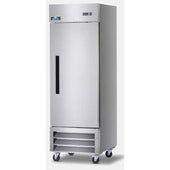 Arctic Air One Door Stainless Steel Exterior Reach-In Refrigerator, 26.75 x 32.75 x 82.75 inch.
