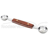 Alegacy Fruit and Vegetable Scoop with Wood Handle, 7 inch Length.