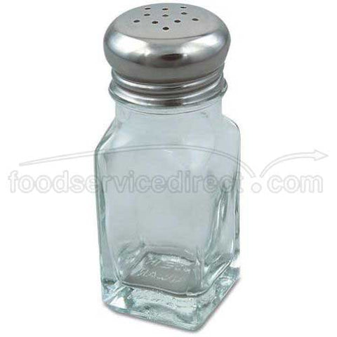 Alegacy Square Glass Salt and Pepper Shaker, 2 Ounce -- 24 per case.