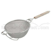 Alegacy Stainless Steel Medium Double Mesh Heavy Duty Strainer, 10 1/4 inch Bowl Size.