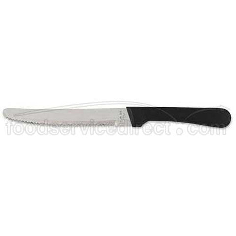 Alegacy Hollow Ground Steak Knife with ABS Plastic Handle, 5 inch Blade Length -- 12 per case.