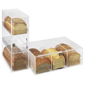 Cal Mil Clear Bread Box Pullman Loaf, 7 x 17 x 20 inch.