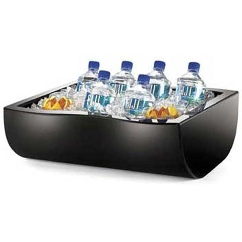 Cal Mil Black Acrylic Insulated Ice Housing, 20 x 15 x 6.5 inch.