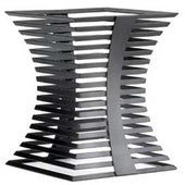Cal Mil Black Metal Elevation Riser, 12 x 12 x 15.5 inch.