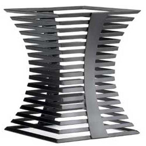 Cal Mil Black Metal Elevation Riser, 12 x 12 x 15.5 inch.